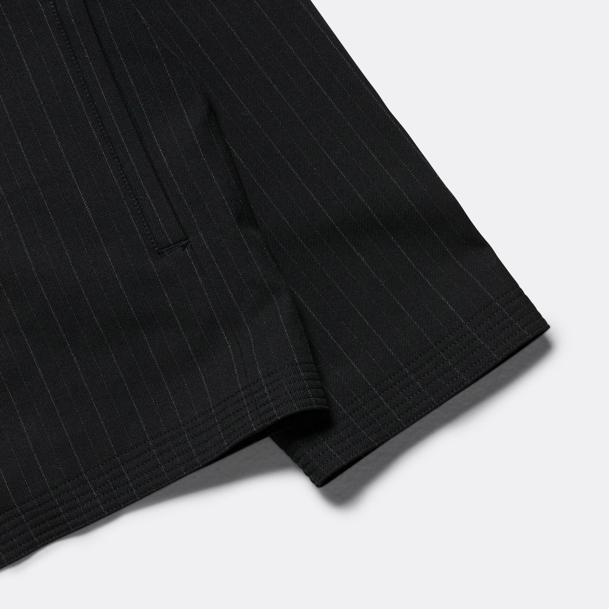 Holiday Blazer - Black Pinstripe