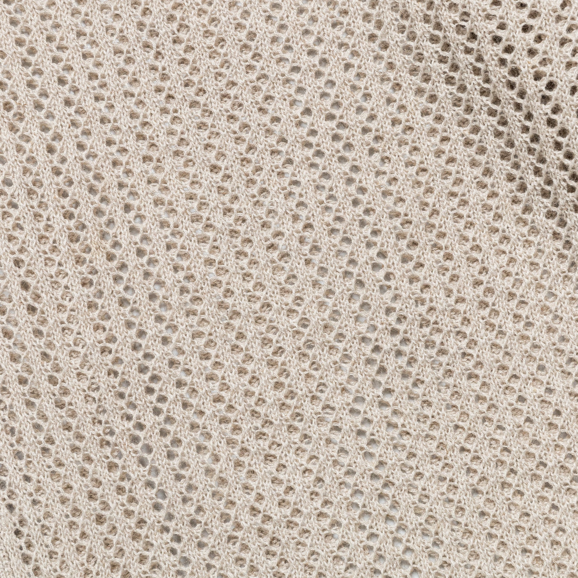 Mesh Knit Cardigan - Bone