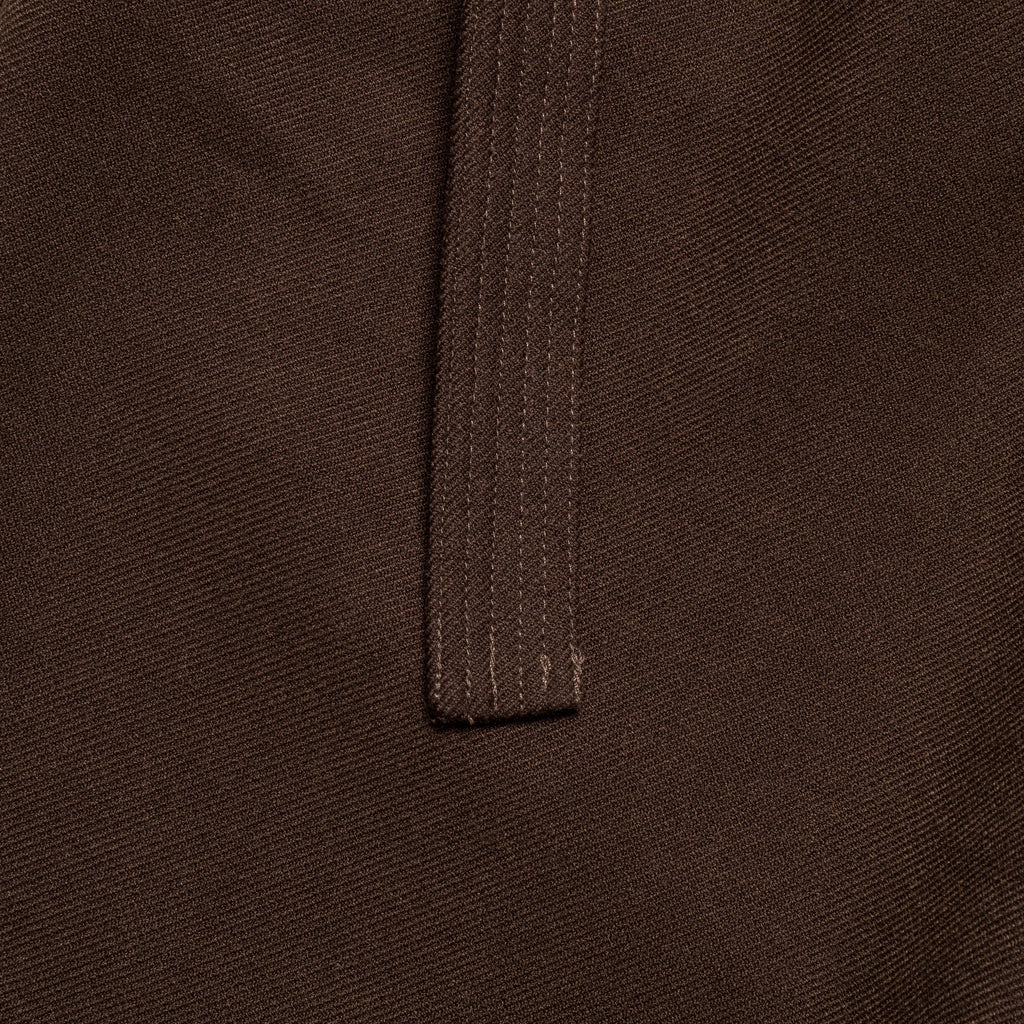 Pleated Suit Pant - Brown