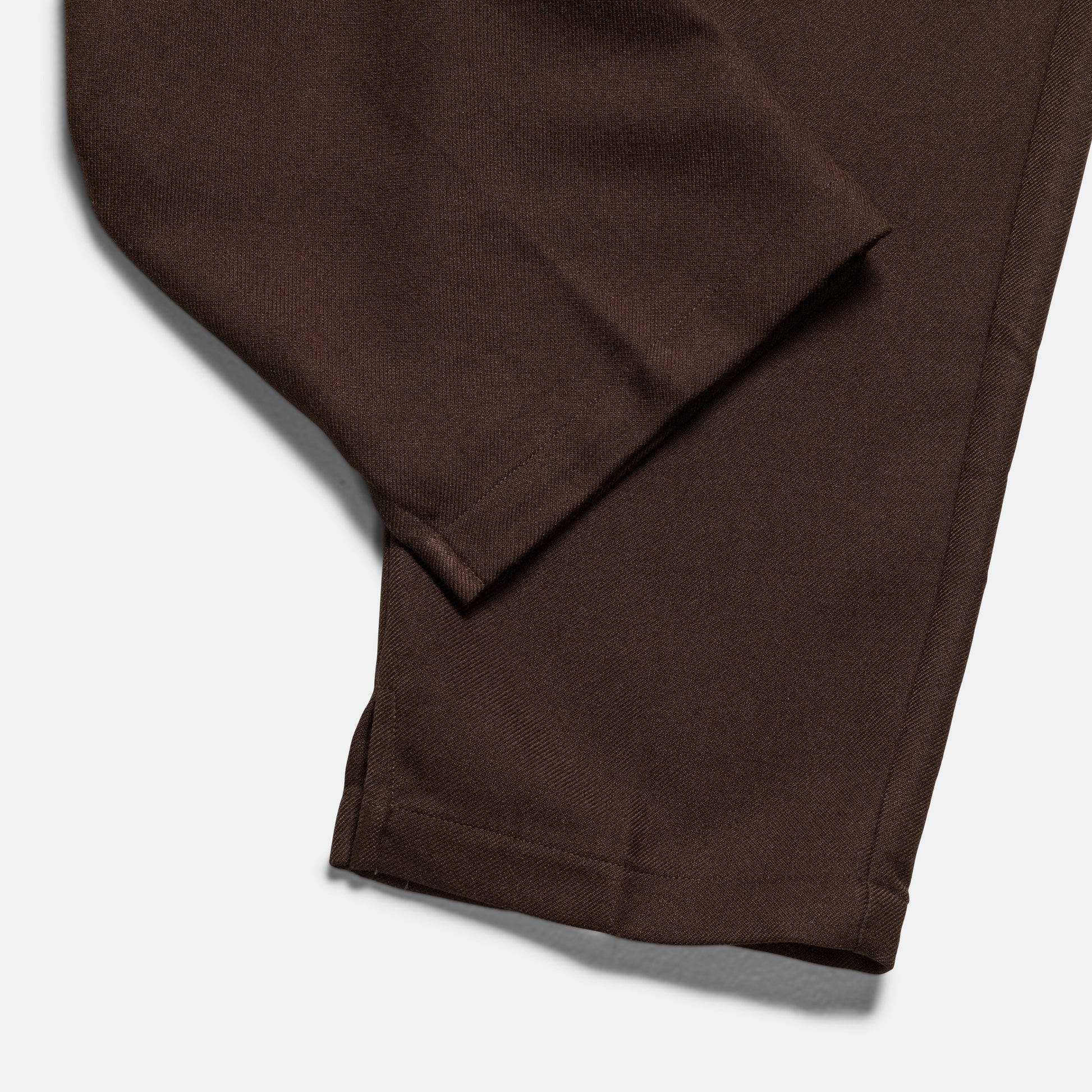 Pleated Suit Pant - Brown