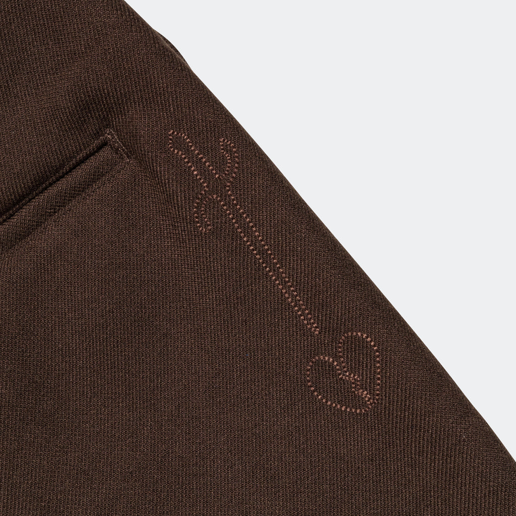 Pleated Suit Pant - Brown