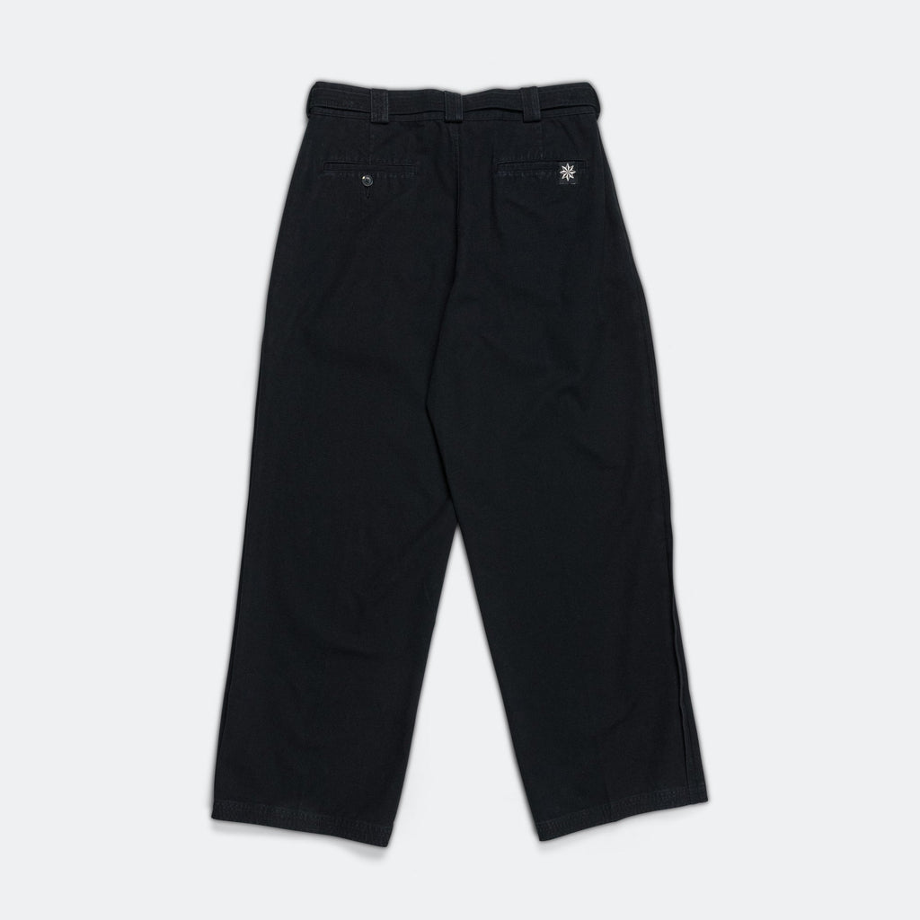 Pleated Work Pant - Jet Black