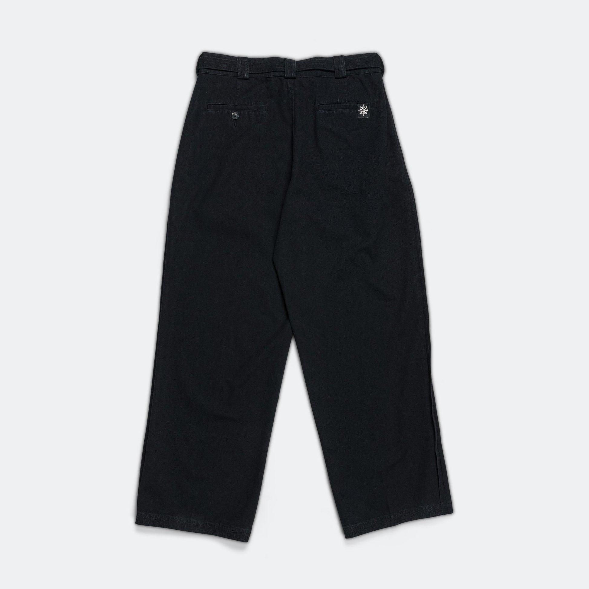 Pleated Work Pant - Jet Black