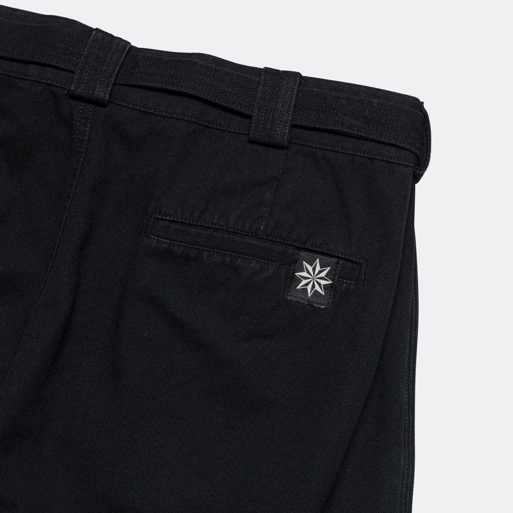 Pleated Work Pant - Jet Black