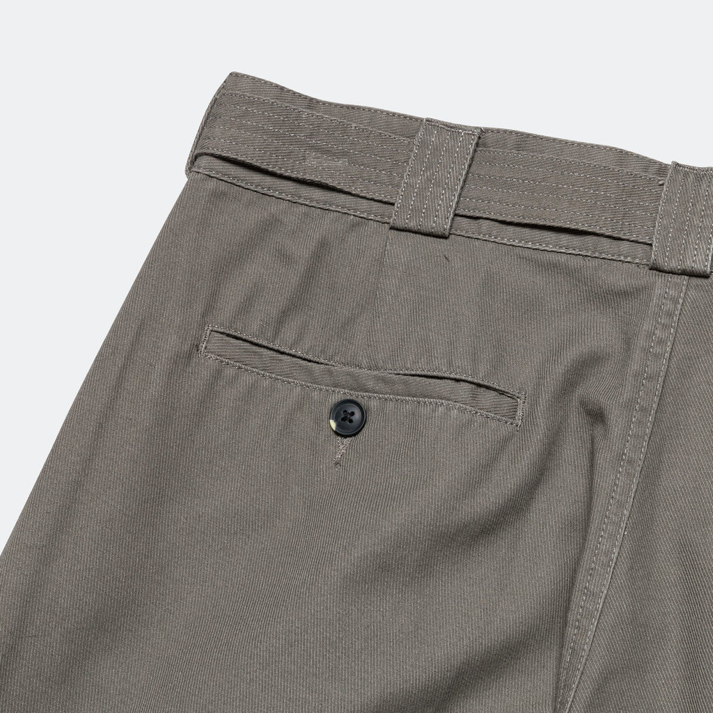 Pleated Work Pant - Pewter Green