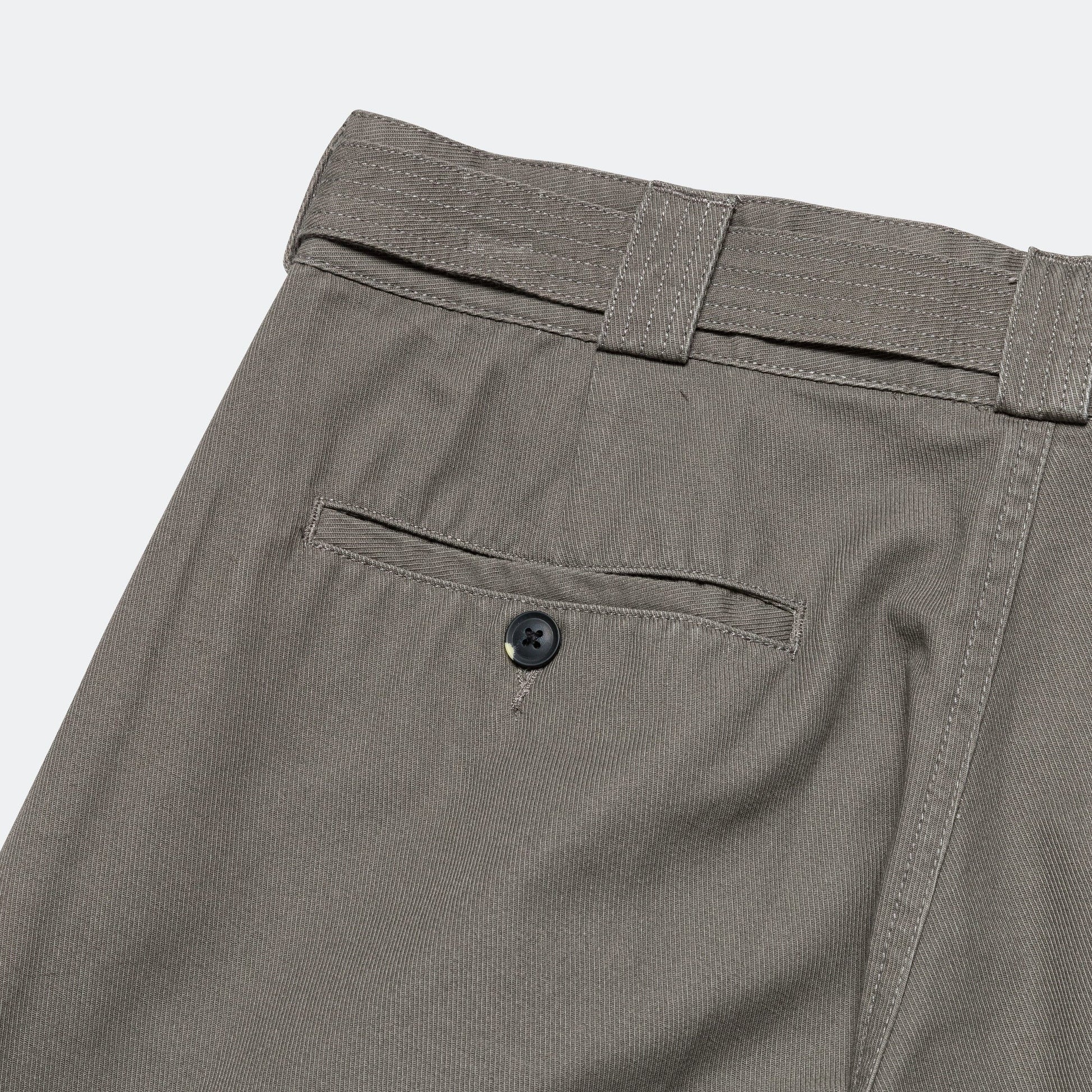 Pleated Work Pant - Pewter Green