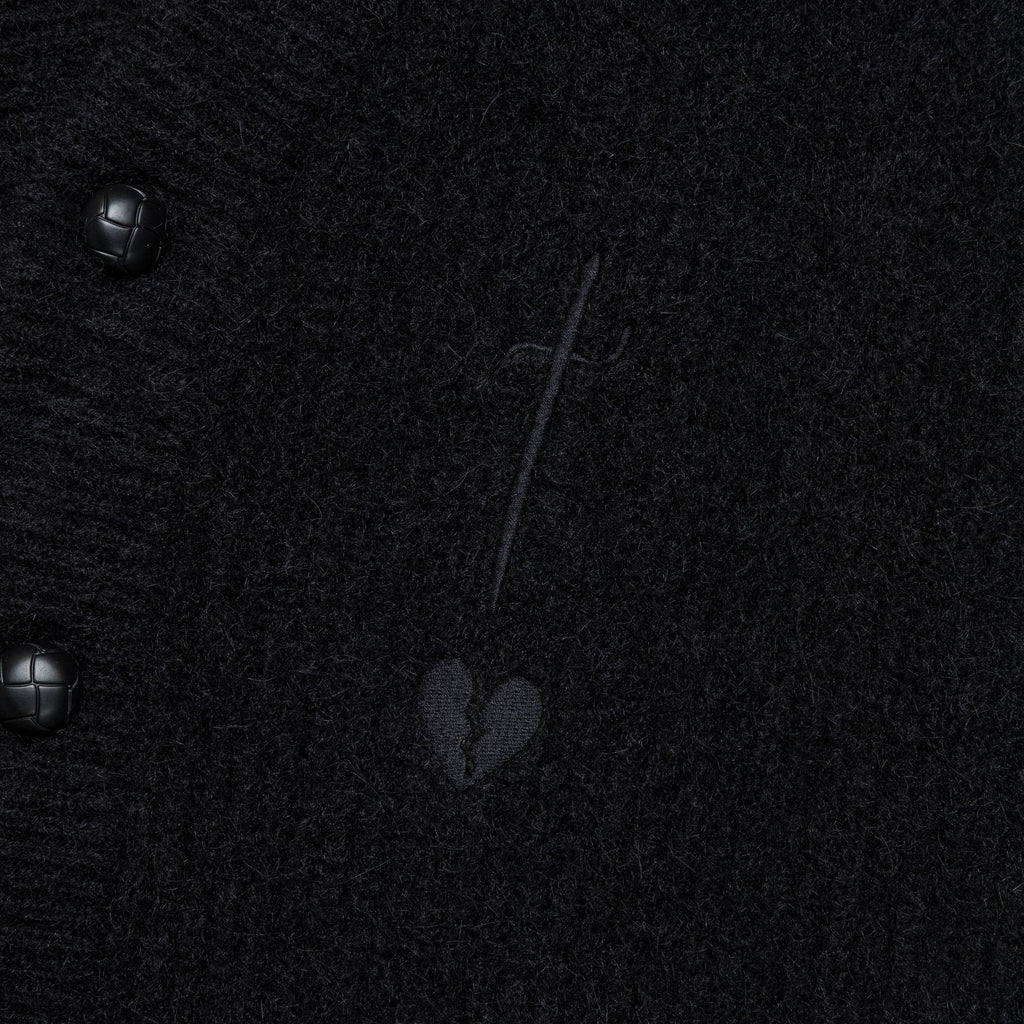 Ribbed Sid Vest - Black