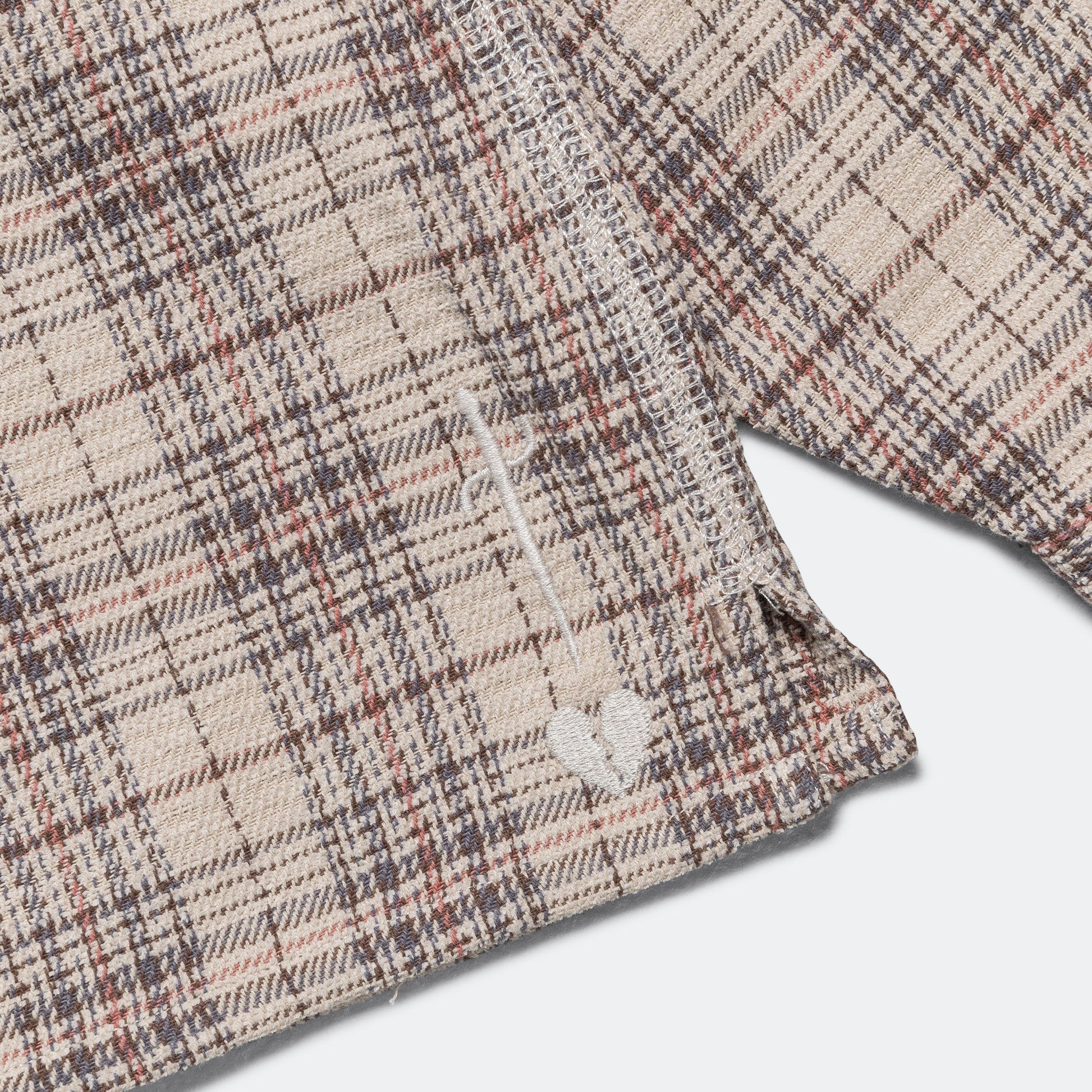 The BB Shirt - Bone Plaid