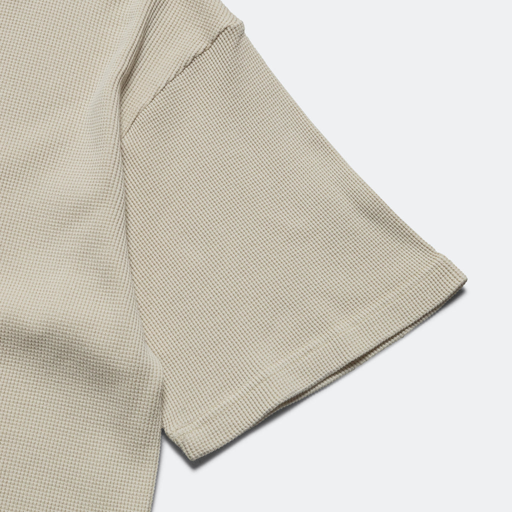 Waffle Boxy Tee - Bone