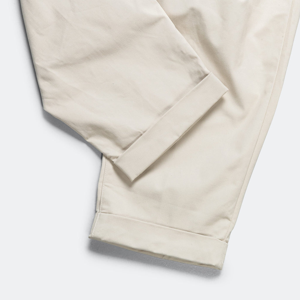 2 Pleat Twill Pants - Cement