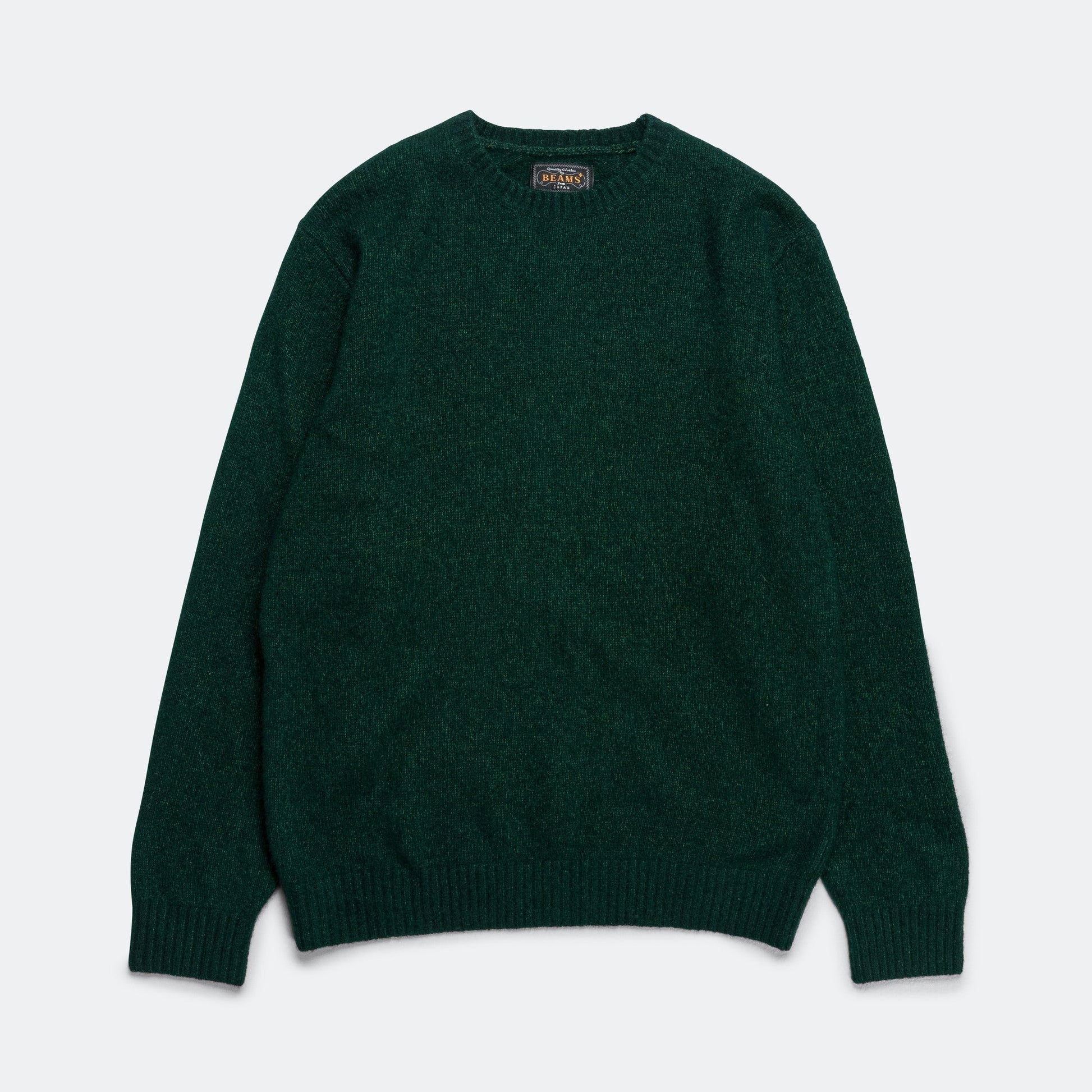 7G Cashmere Silk Crew - Green