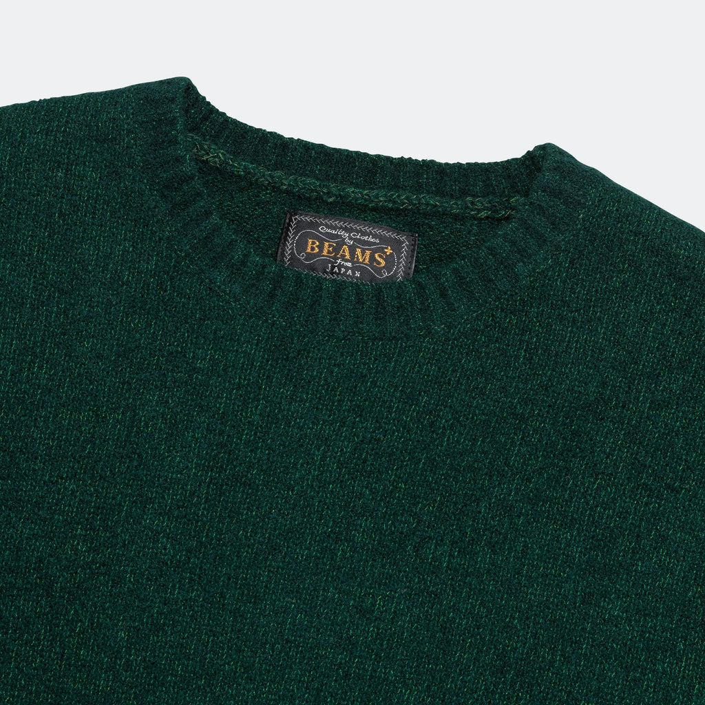 7G Cashmere Silk Crew - Green