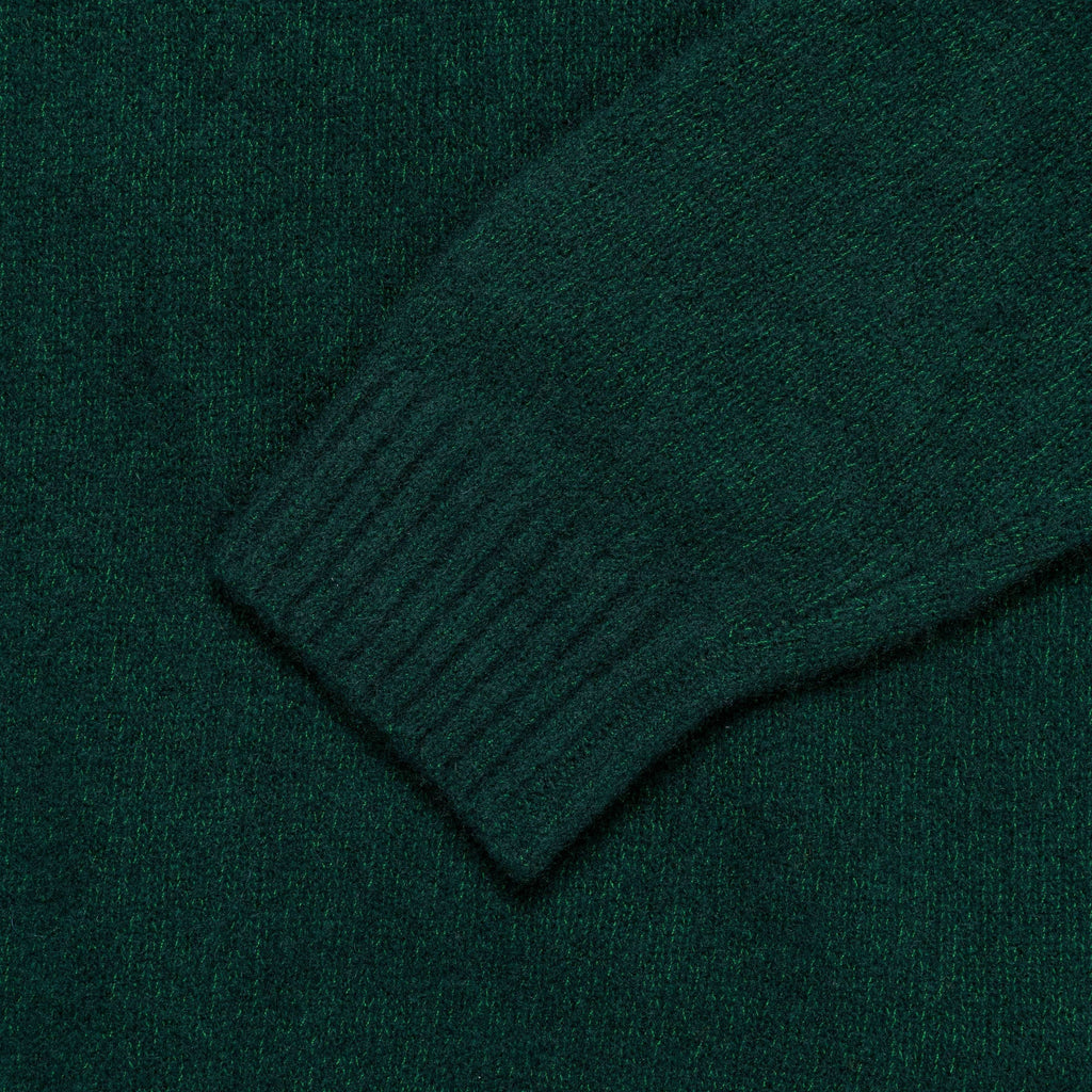 7G Cashmere Silk Crew - Green