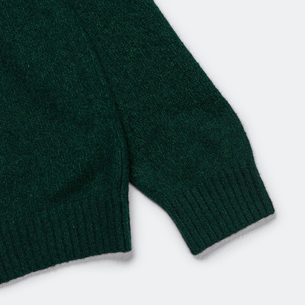 7G Cashmere Silk Crew - Green