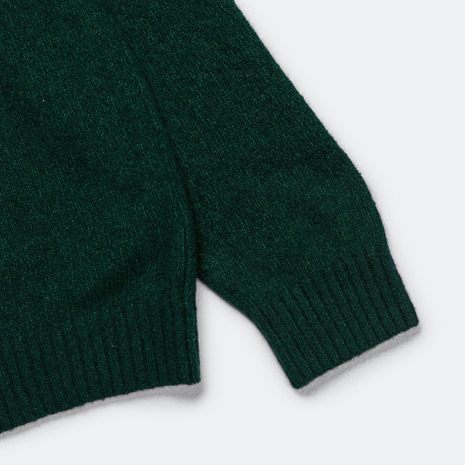 7G Cashmere Silk Crew - Green