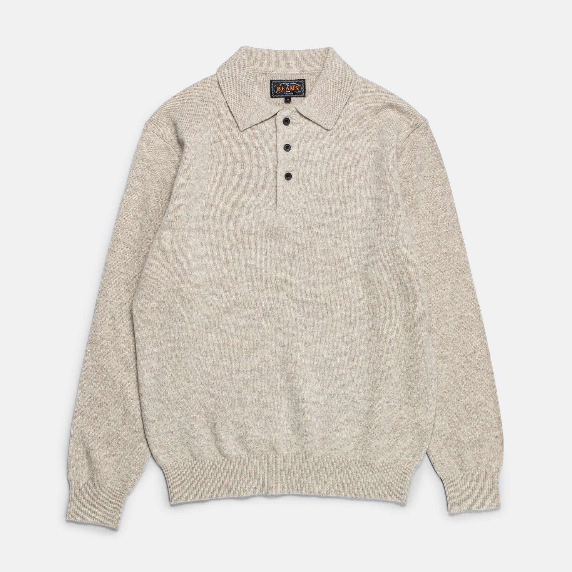 9G Knit Polo - Beige