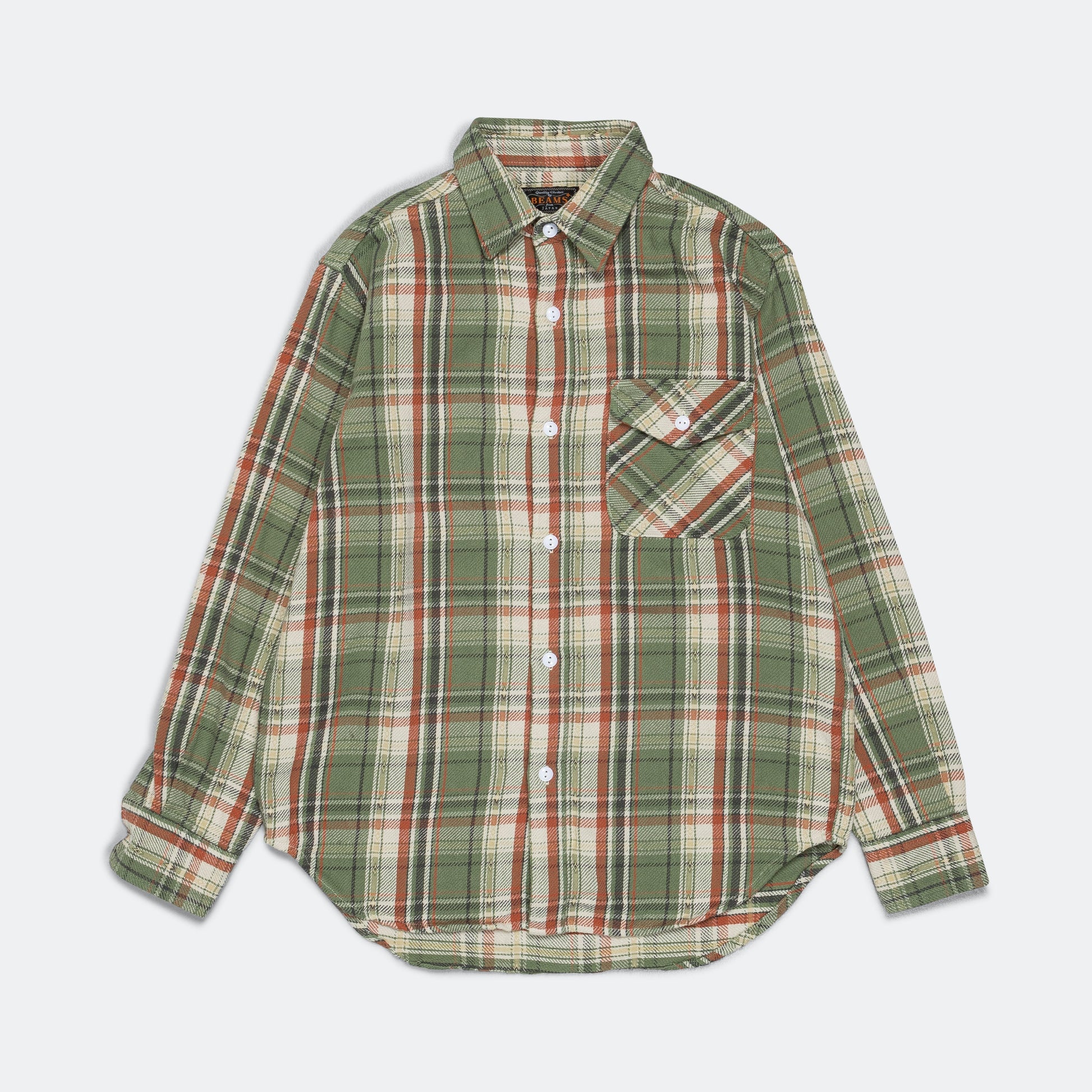 Guide Shirt Dobby Nell Check - Green