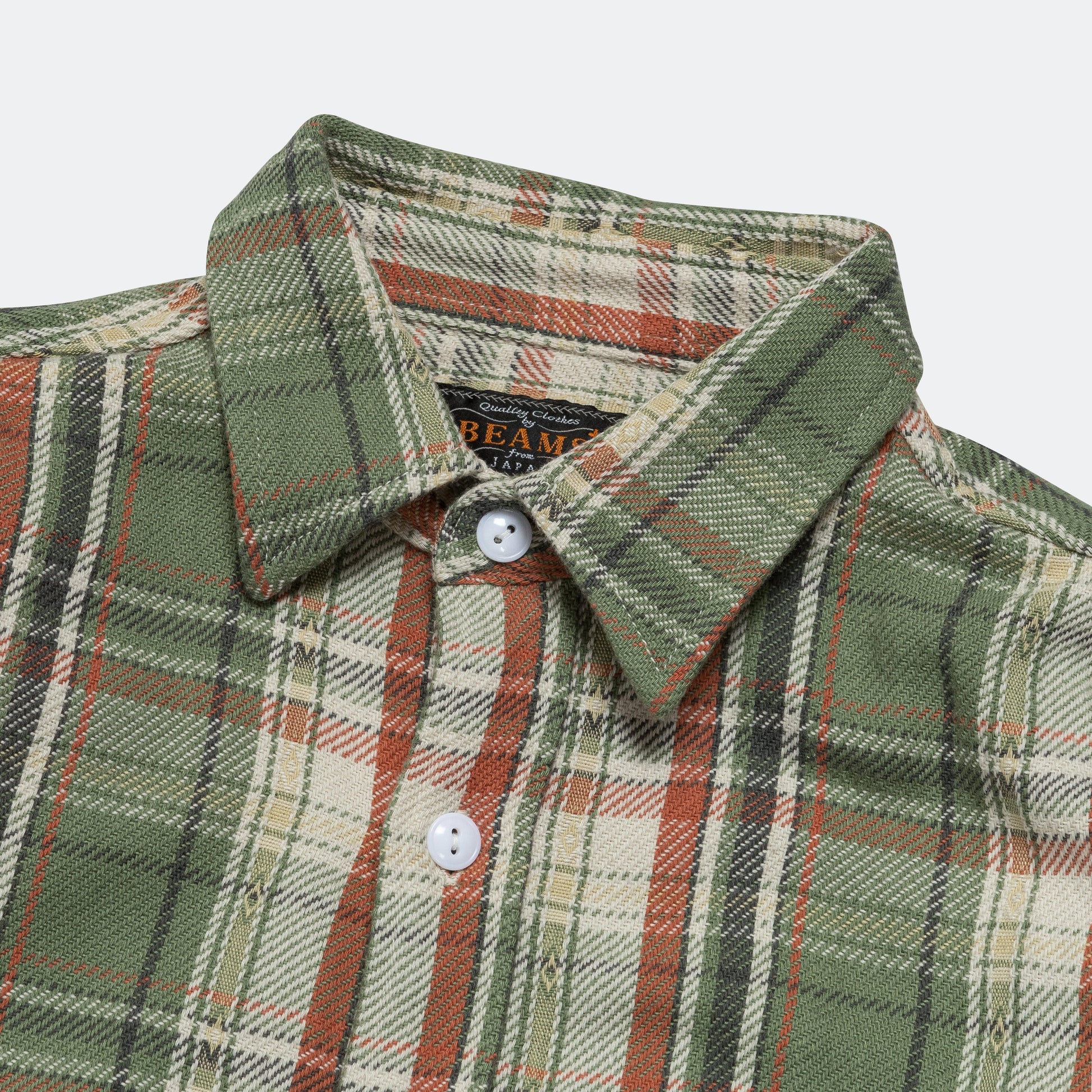 Guide Shirt Dobby Nell Check - Green