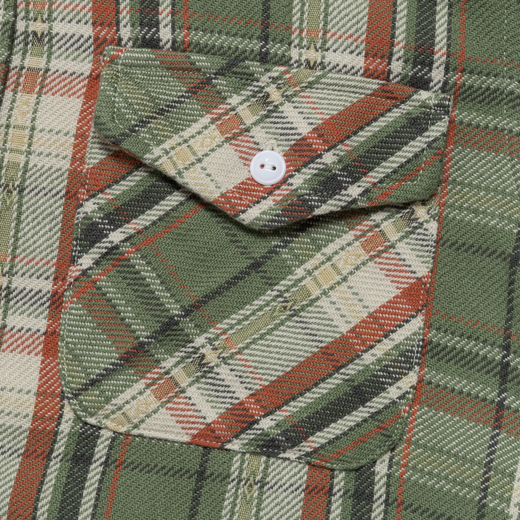 Guide Shirt Dobby Nell Check - Green