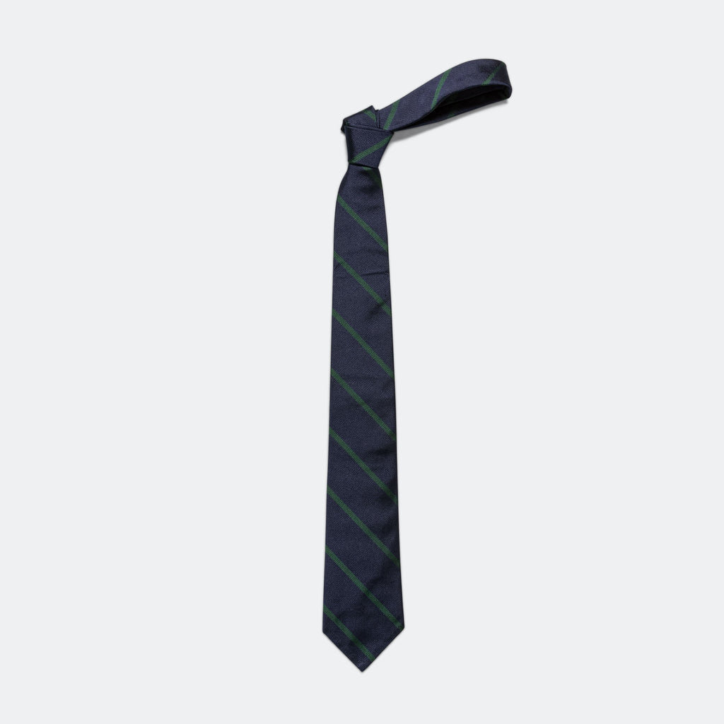 Ivy Tie Regimental Bar Stripe - Green