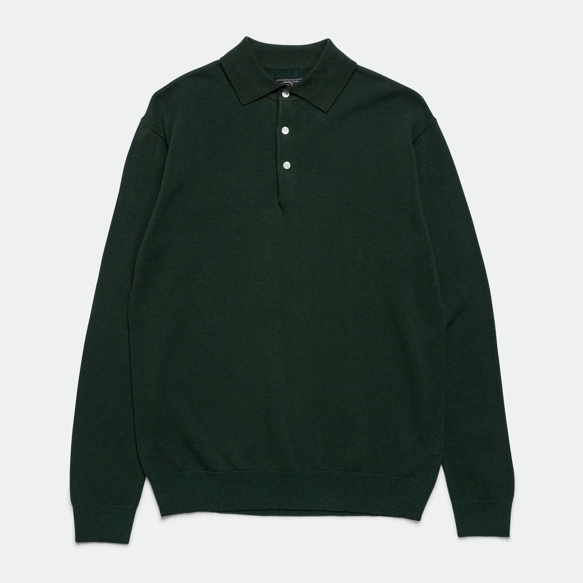 Knit Polo 12G - Green