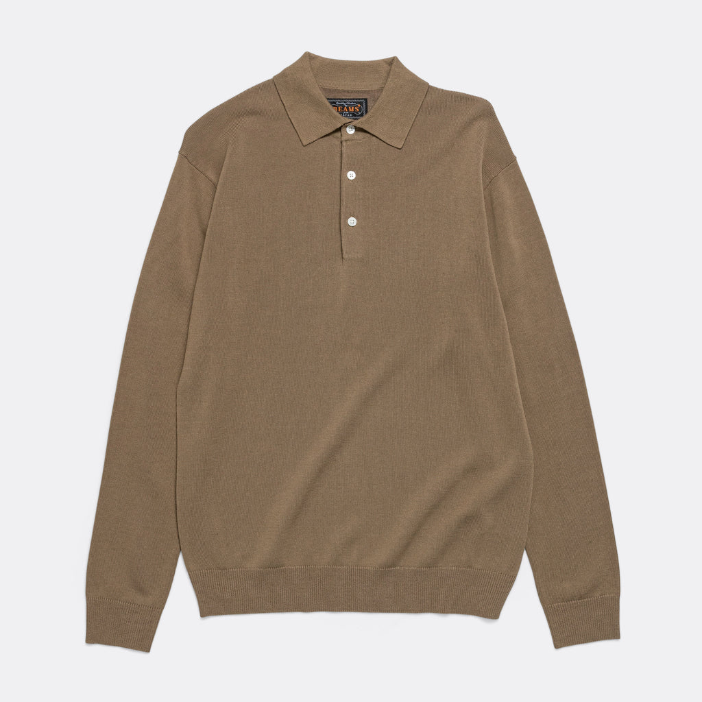 Knit Polo 12G - Mocha