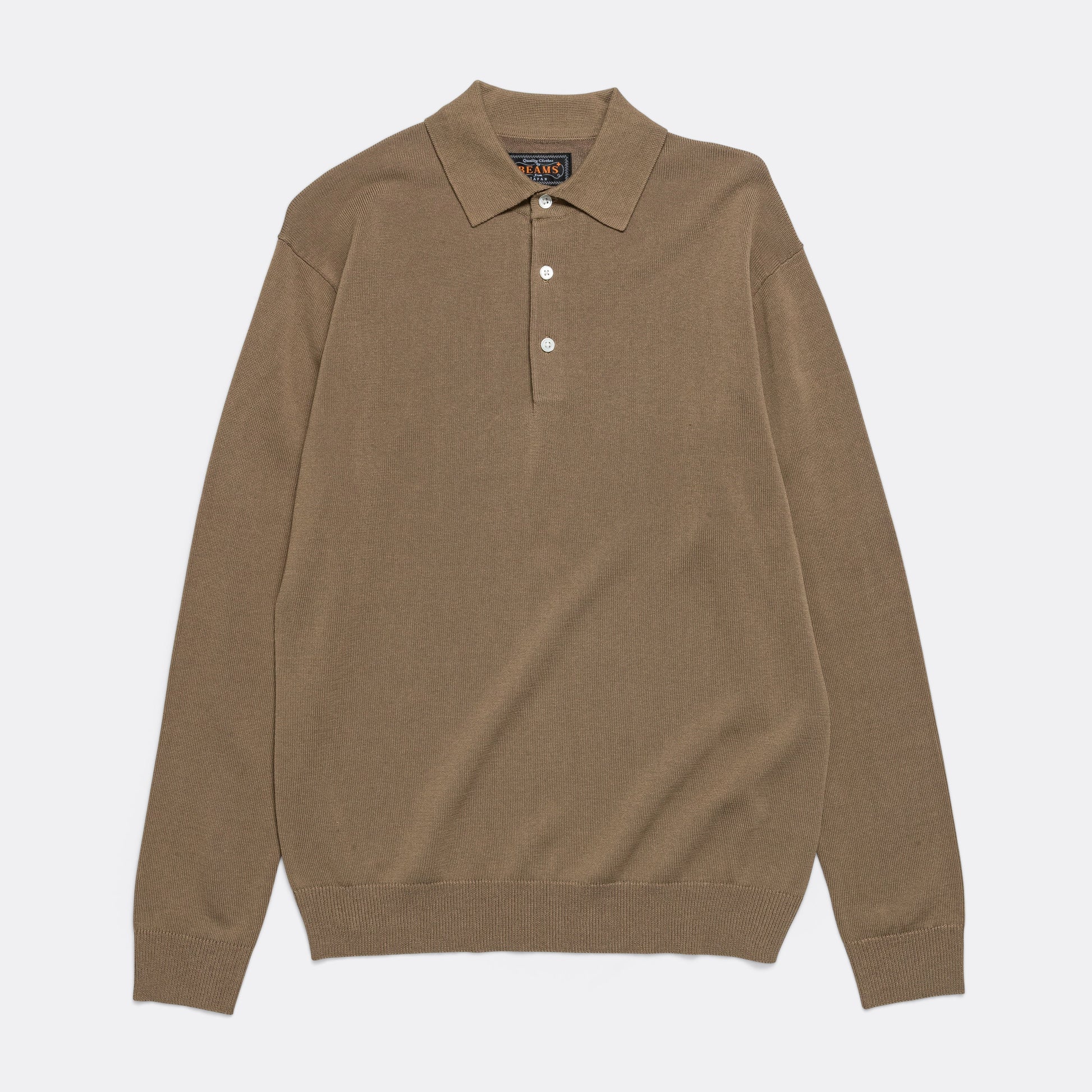 Knit Polo 12G - Mocha