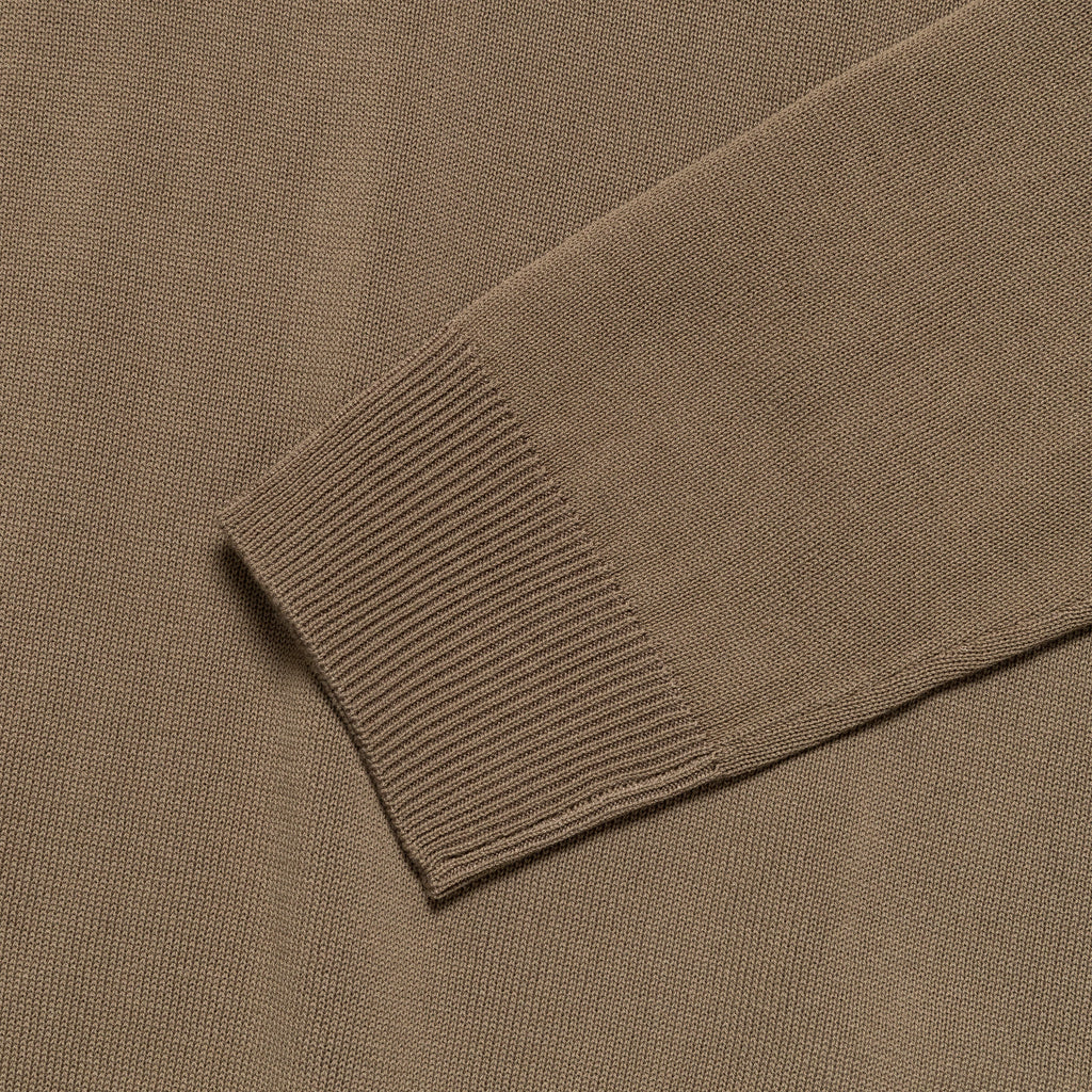 Knit Polo 12G - Mocha