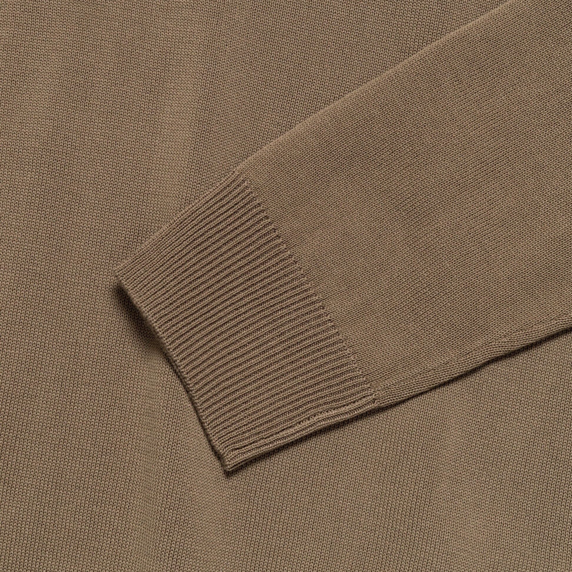 Knit Polo 12G - Mocha