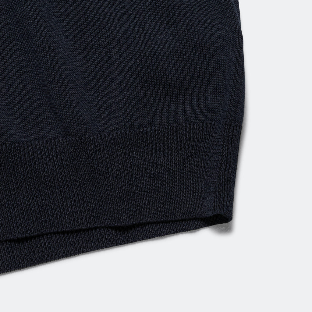 Knit Polo 12G - Navy