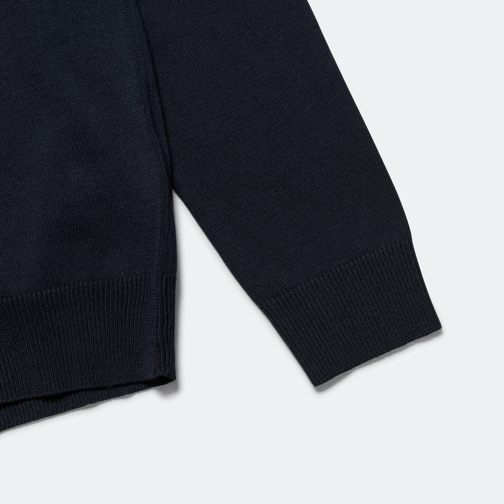 Knit Polo 12G - Navy