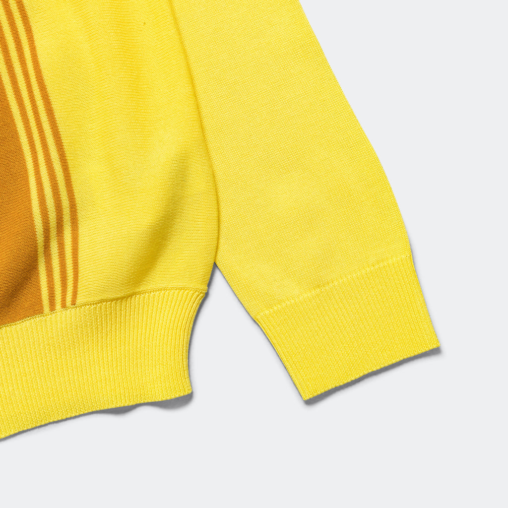 Knit Polo Stripe 12G - Yellow
