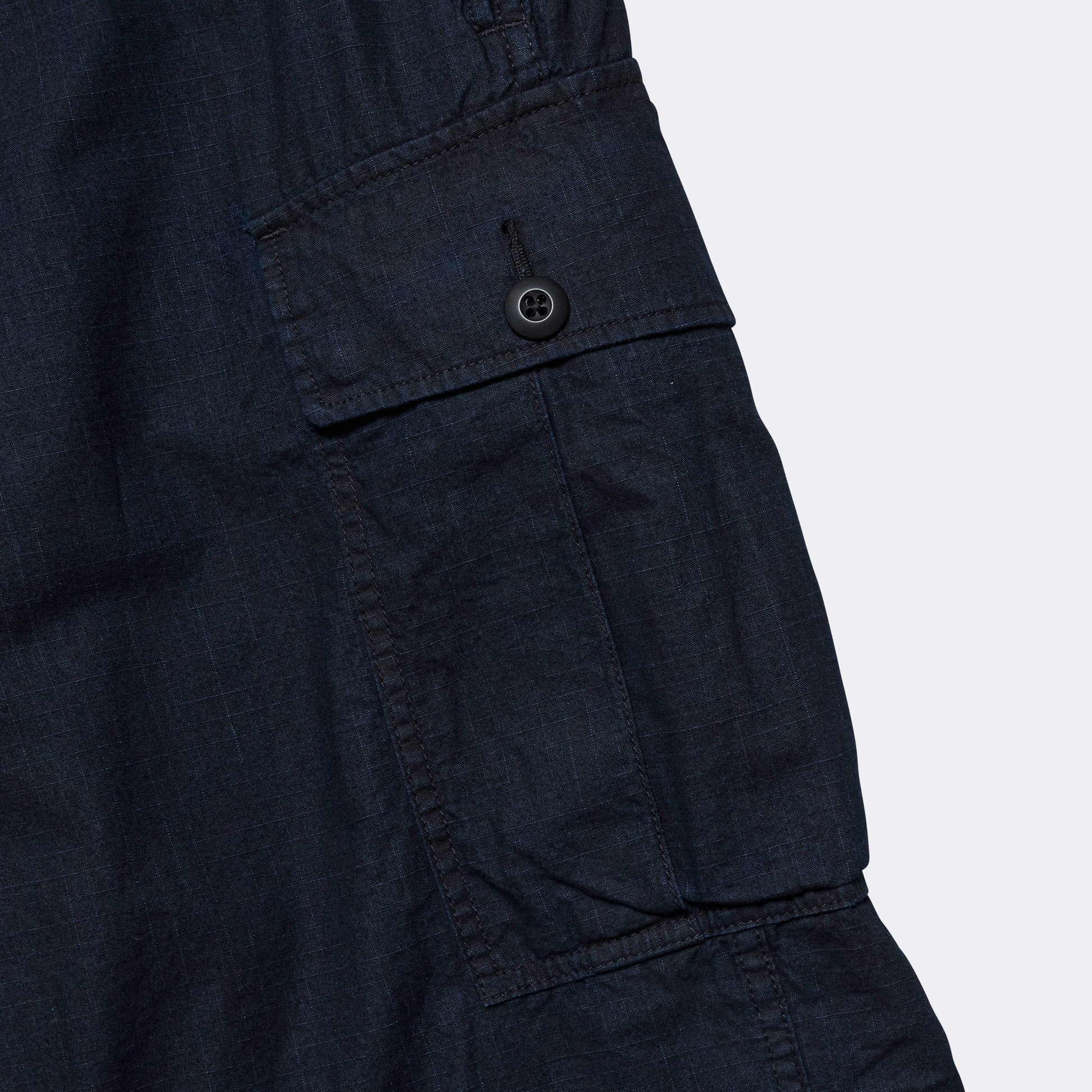 MIL 6 Pocket Indigo Ripstop Pants - Sumi