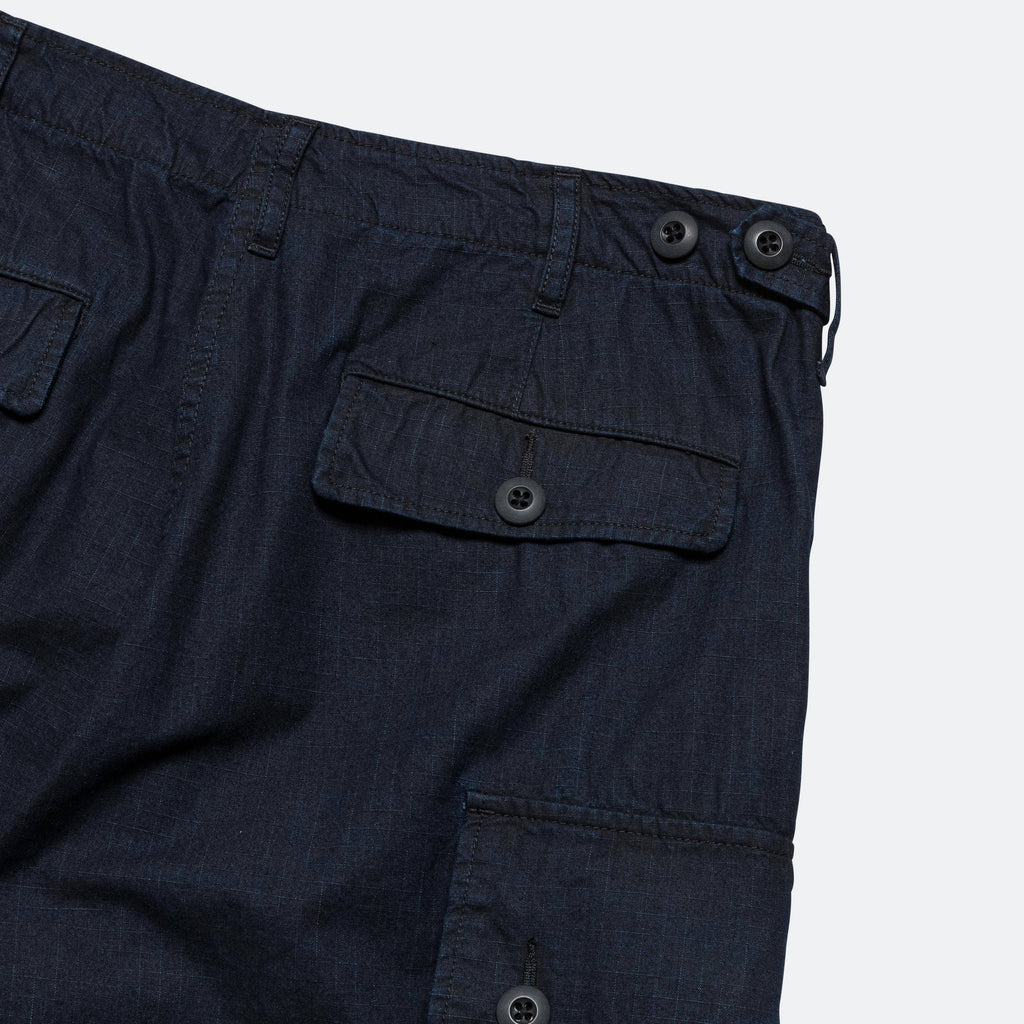MIL 6 Pocket Indigo Ripstop Pants - Sumi