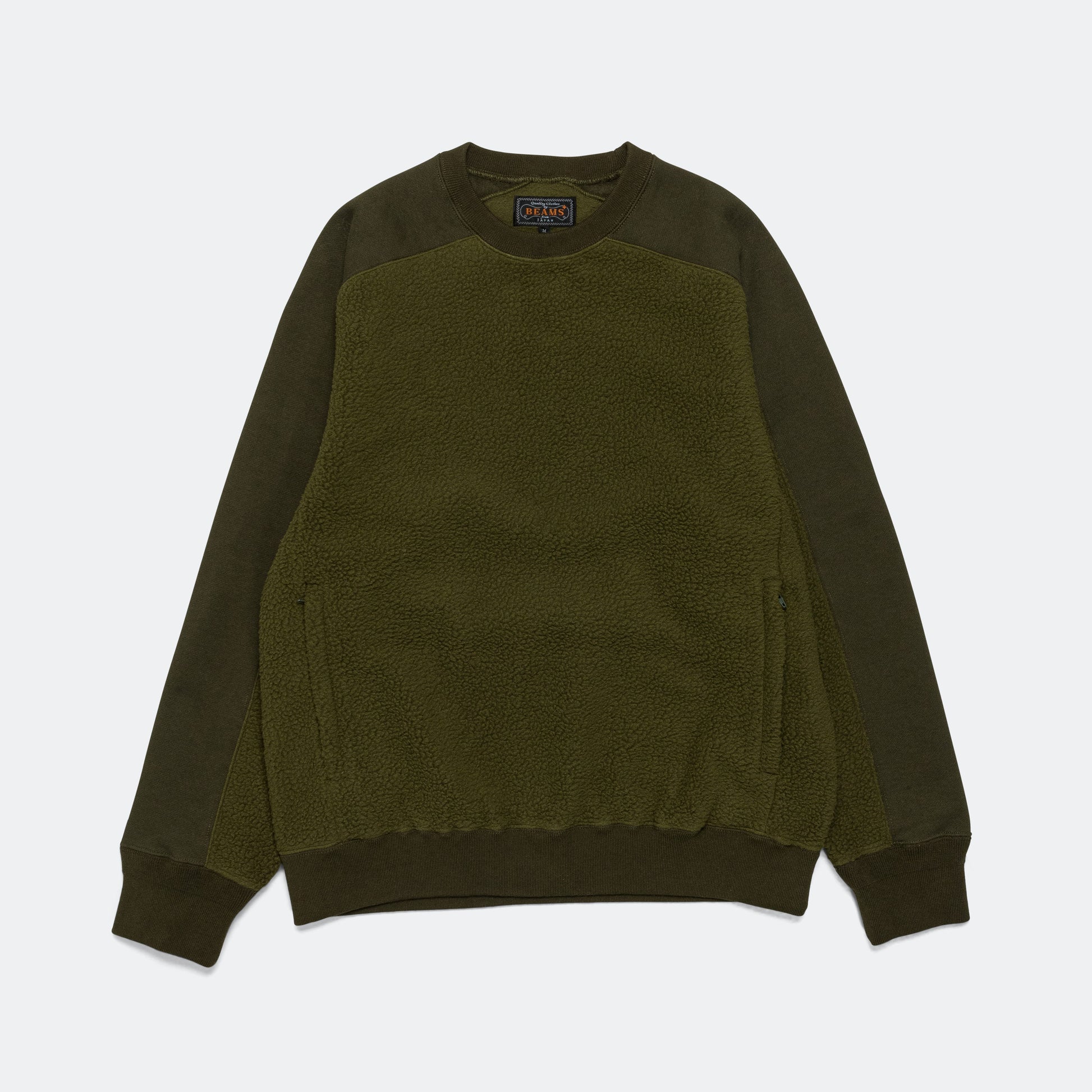 MIL Crew Fleece - Olive