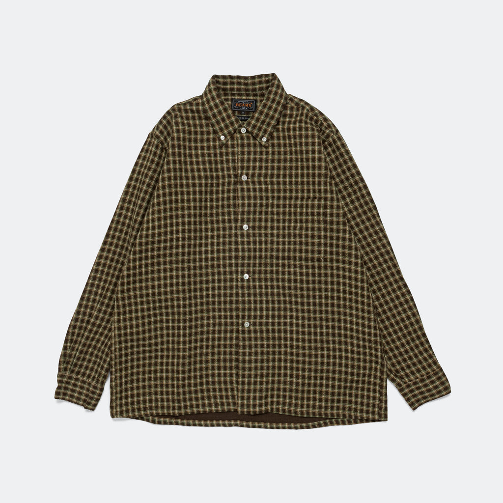 Open B.D. Panama Check Double Face - Brown