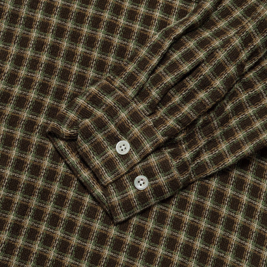Open B.D. Panama Check Double Face - Brown