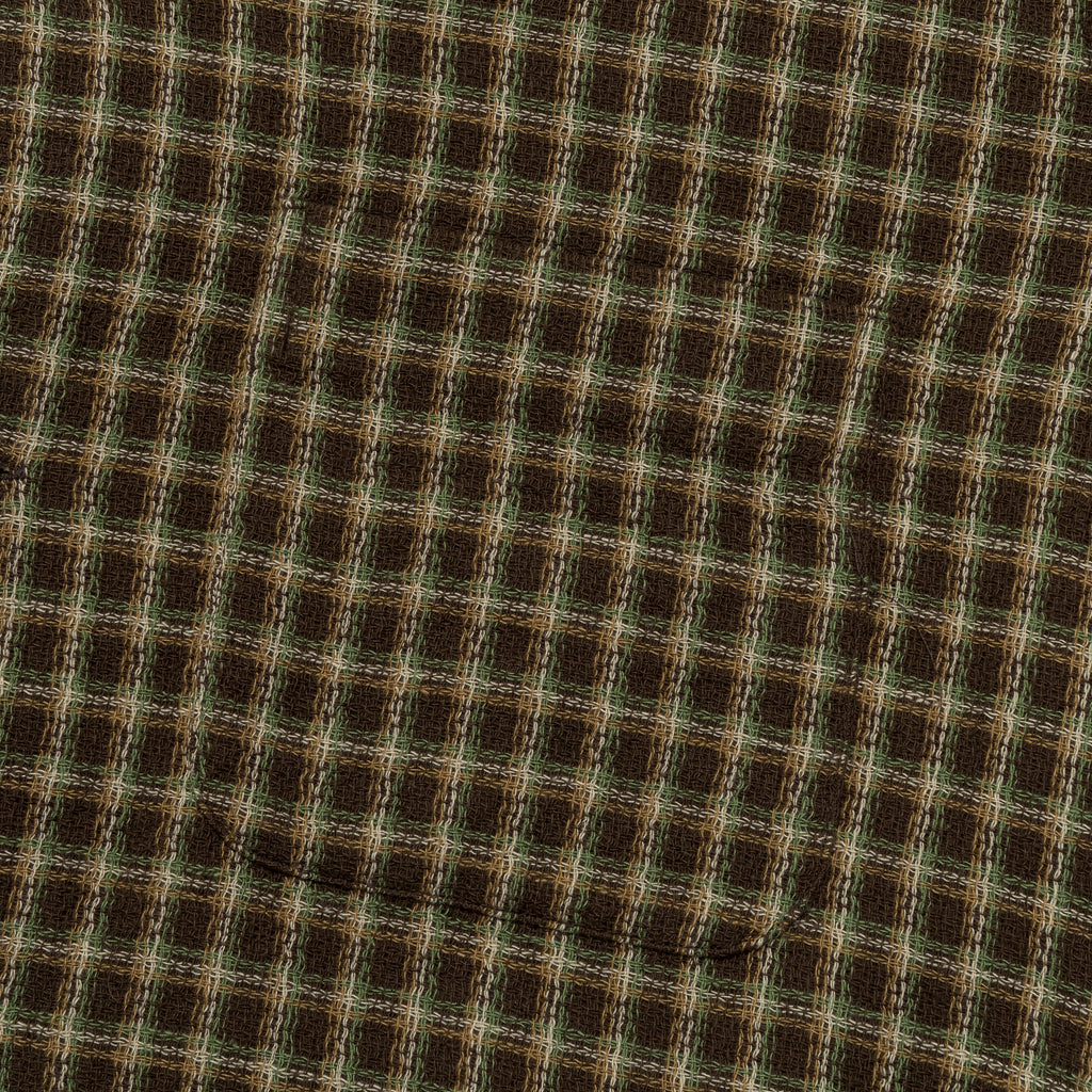 Open B.D. Panama Check Double Face - Brown