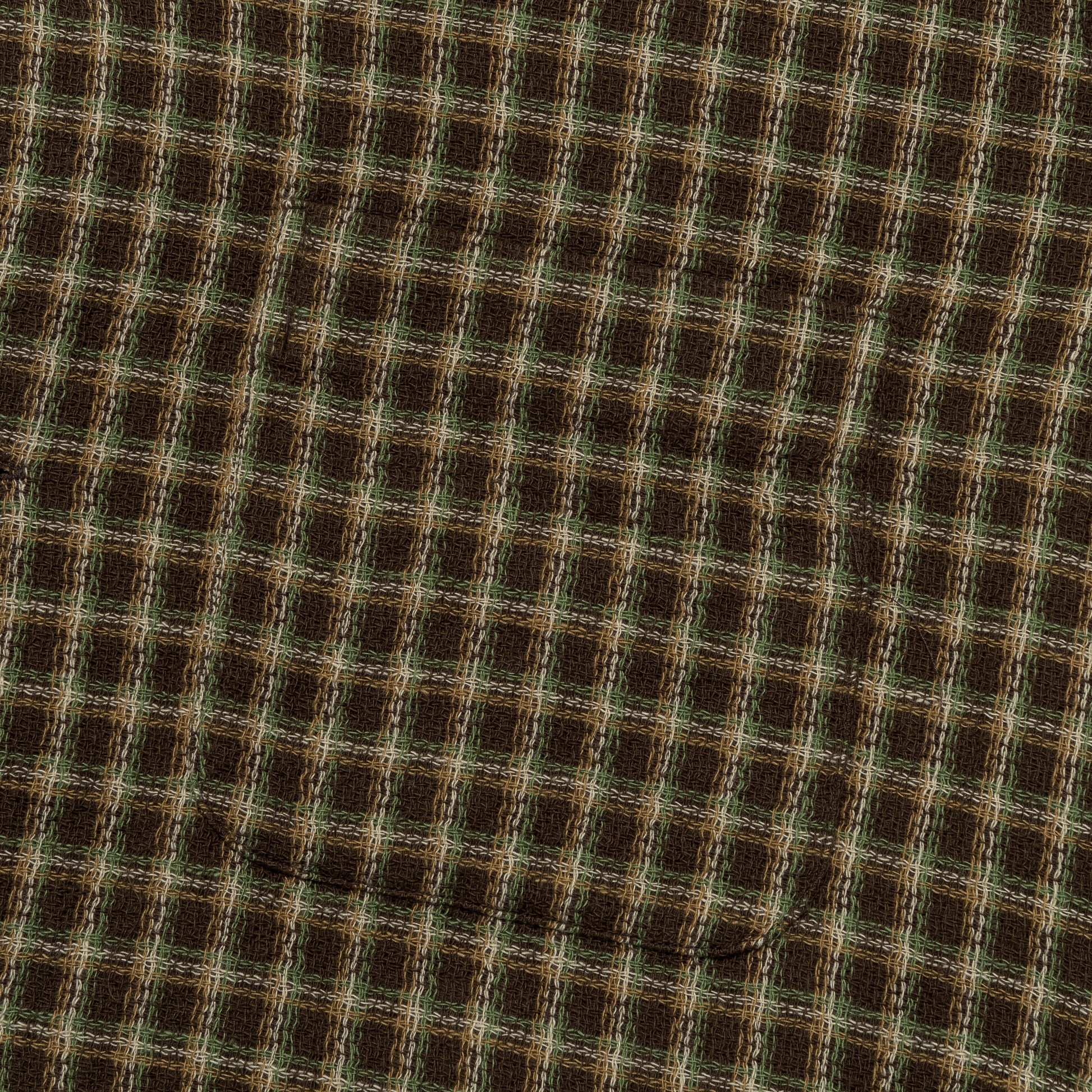 Open B.D. Panama Check Double Face - Brown