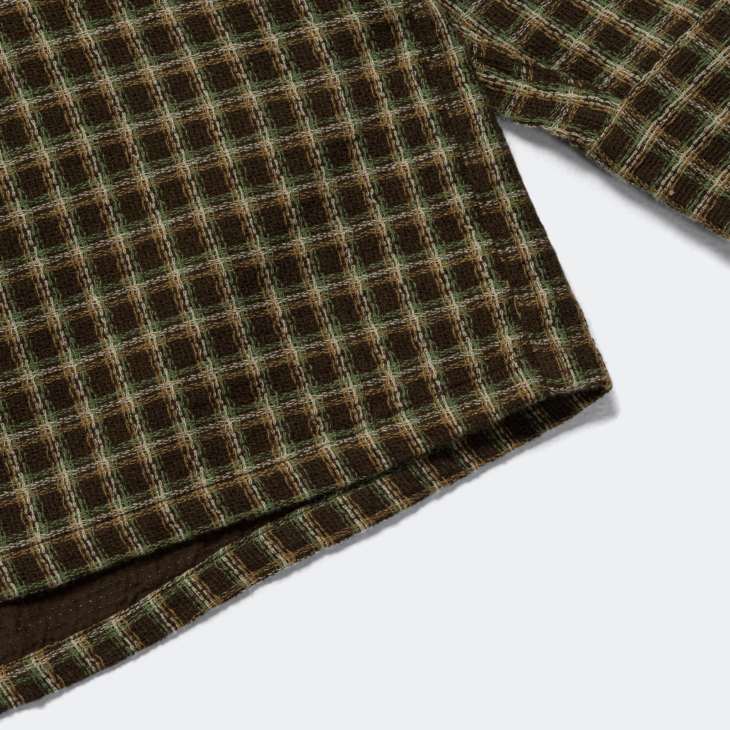 Open B.D. Panama Check Double Face - Brown