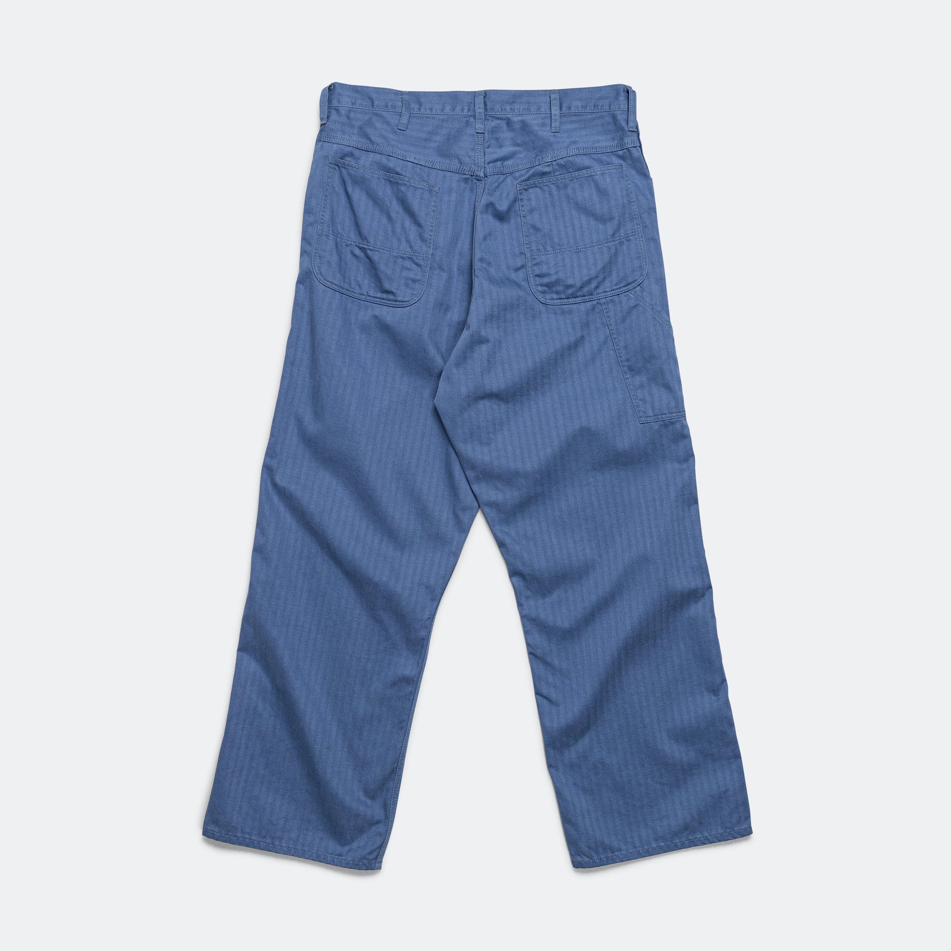 Painter Pants Supima Herringbone - Blue