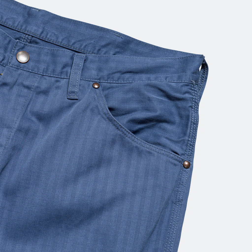 Painter Pants Supima Herringbone - Blue
