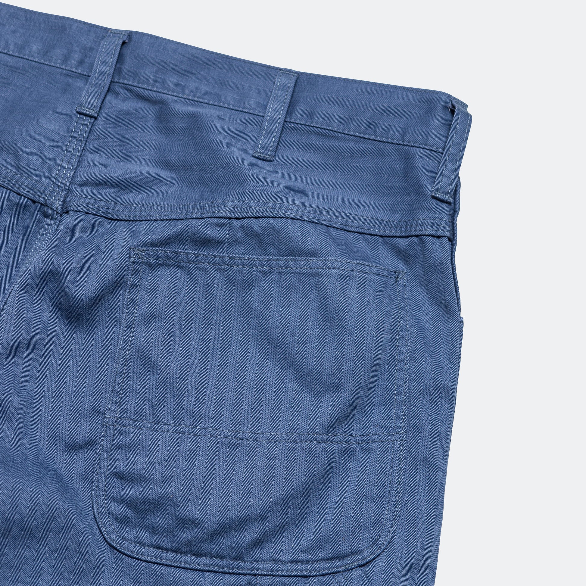Painter Pants Supima Herringbone - Blue