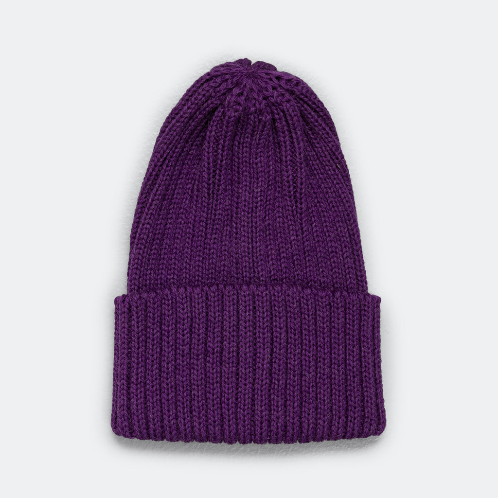Wool Watch Cap - Purple