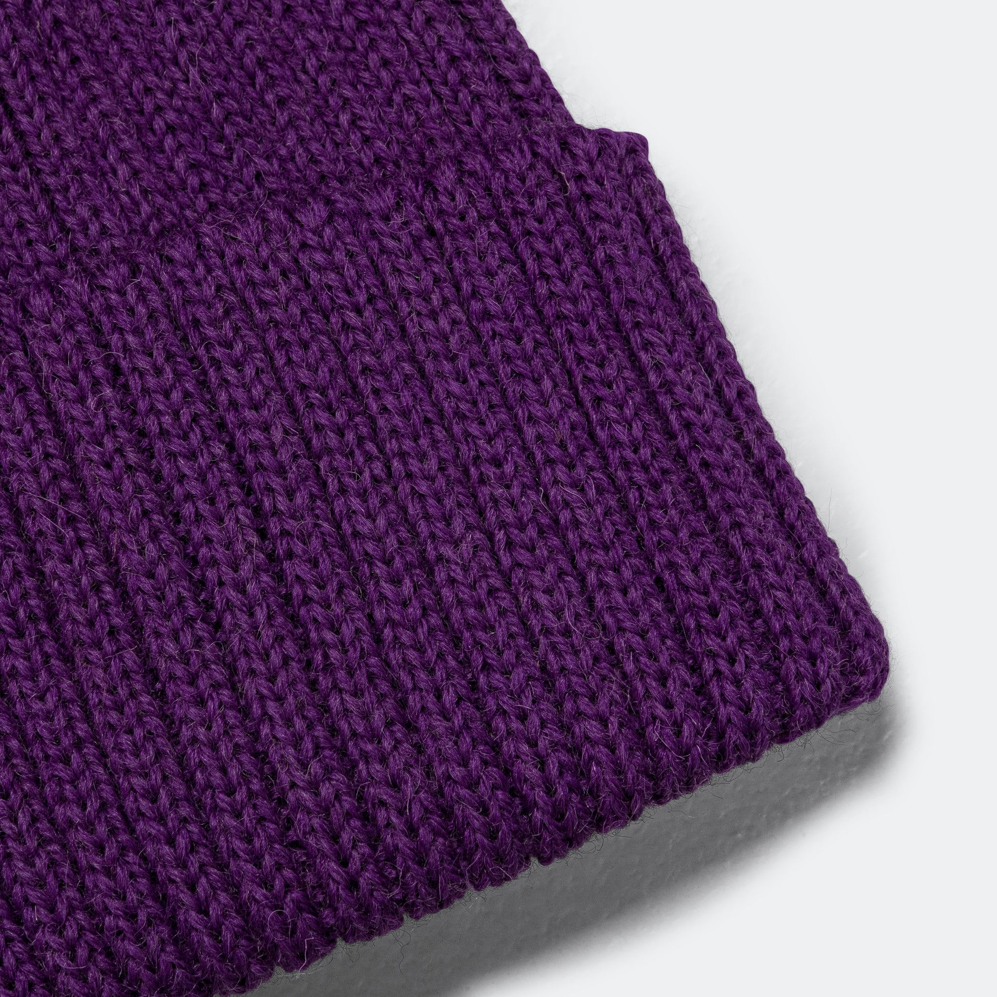 Wool Watch Cap - Purple