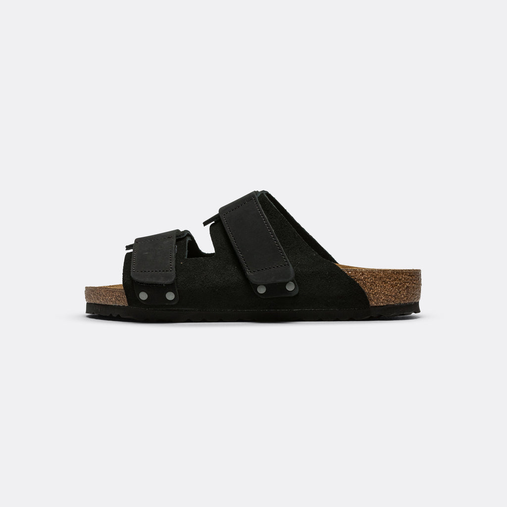 Uji - Black Suede Leather