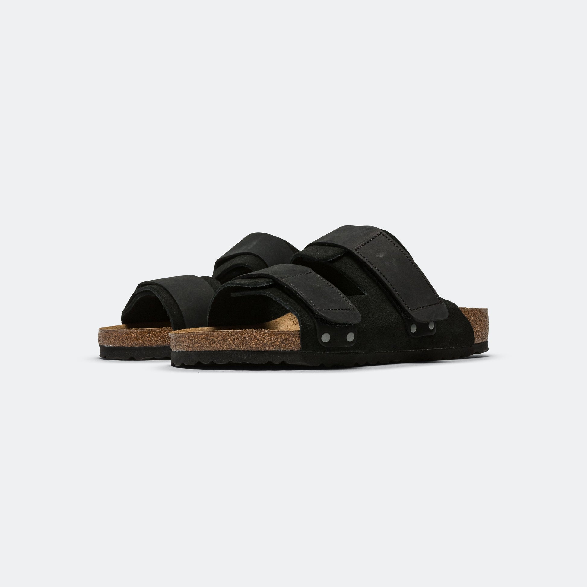 Uji - Black Suede Leather