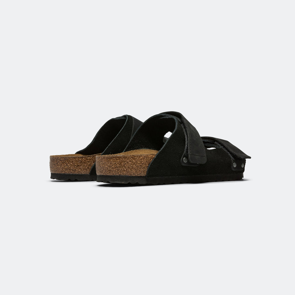 Uji - Black Suede Leather
