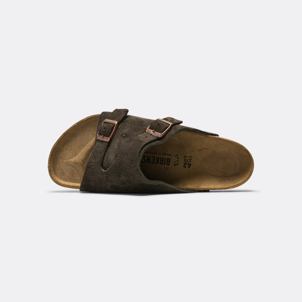 Zurich - Mocca Suede Leather
