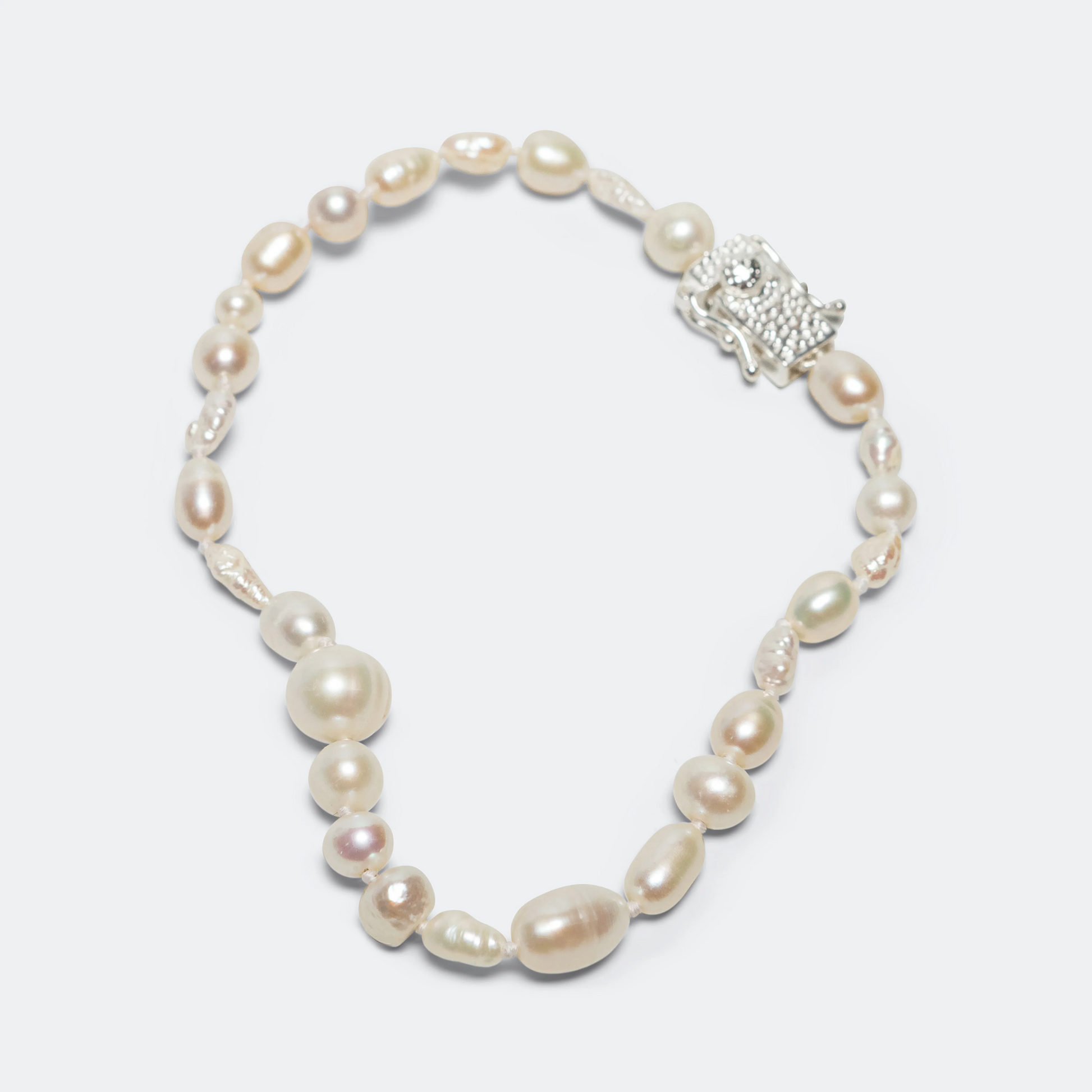 Mens Antique Pearl Bracelet